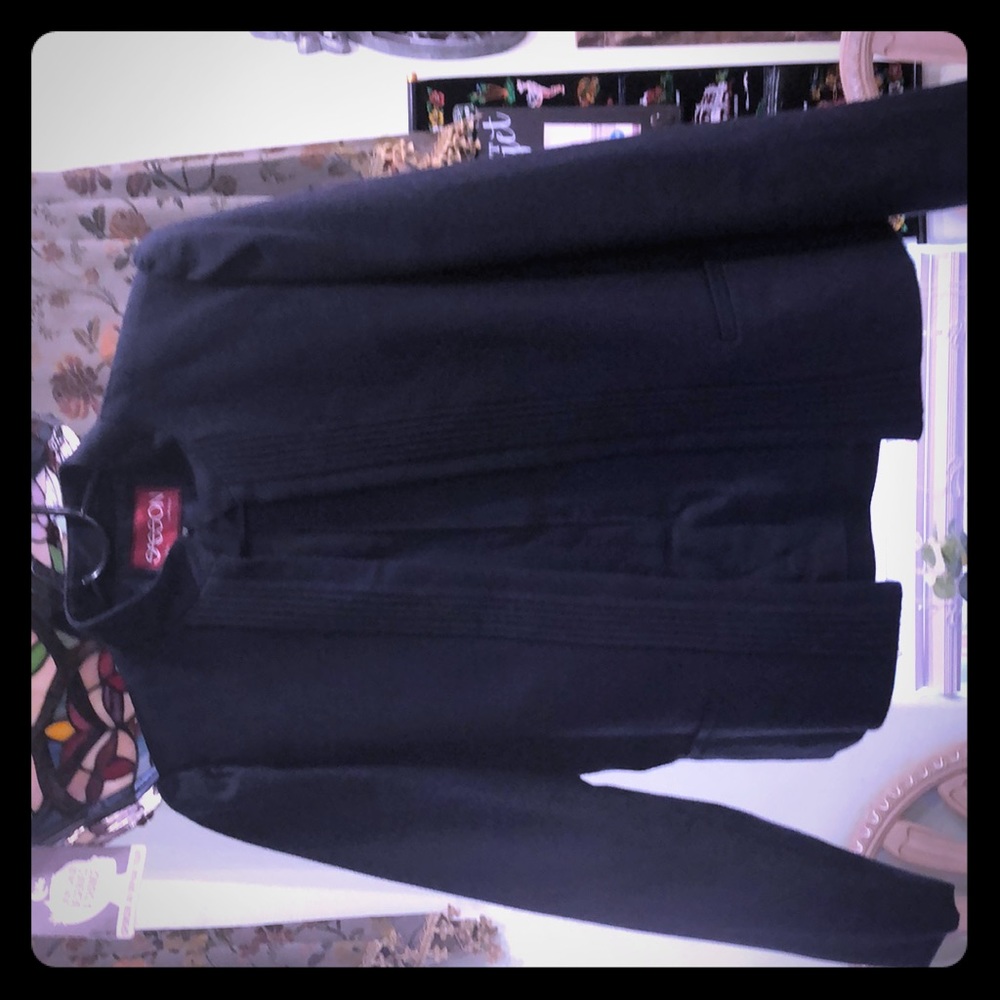 Gorgeous Black wool/polyester blend jacket.